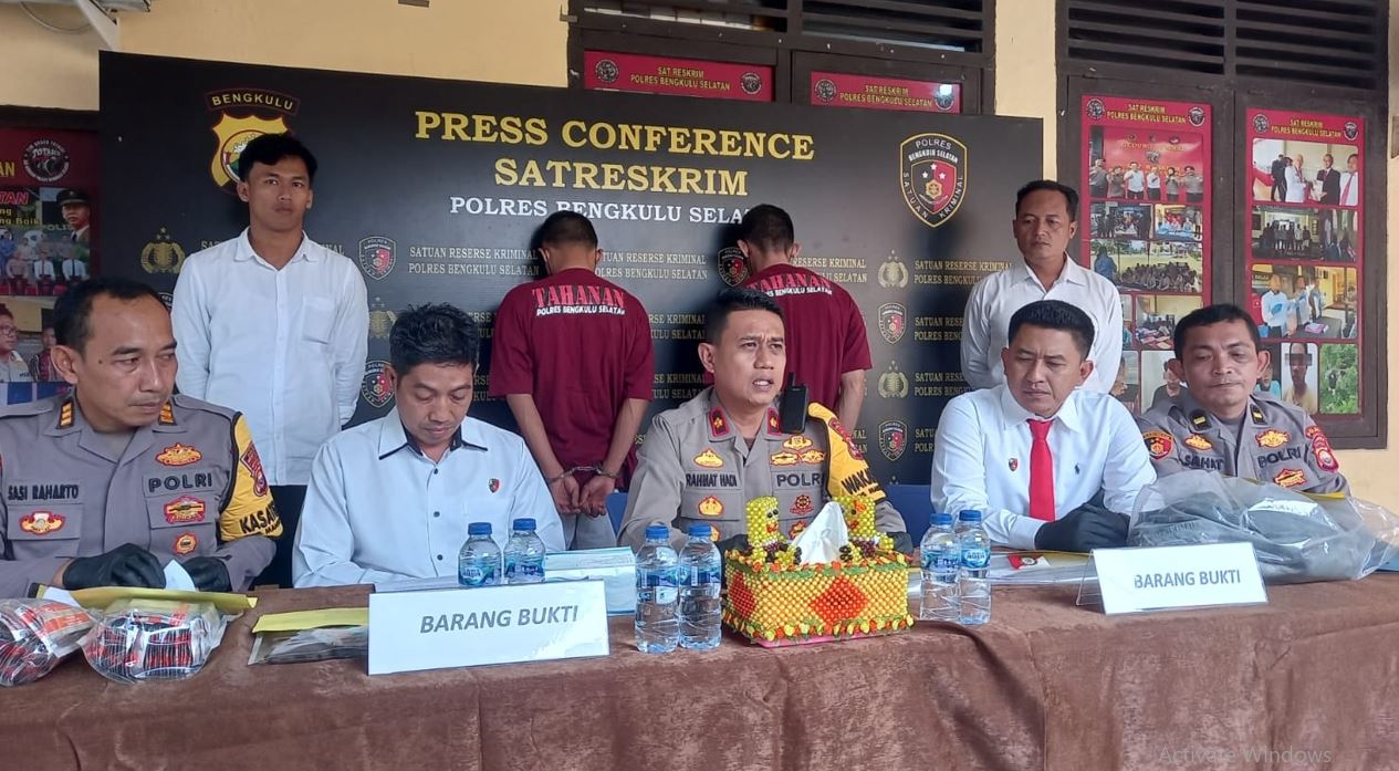 2 Warga Bengkulu Selatan Ditangkap Usai Pulang Dari Kota Bengkulu, Polisi Amankan Ribuan Pil 