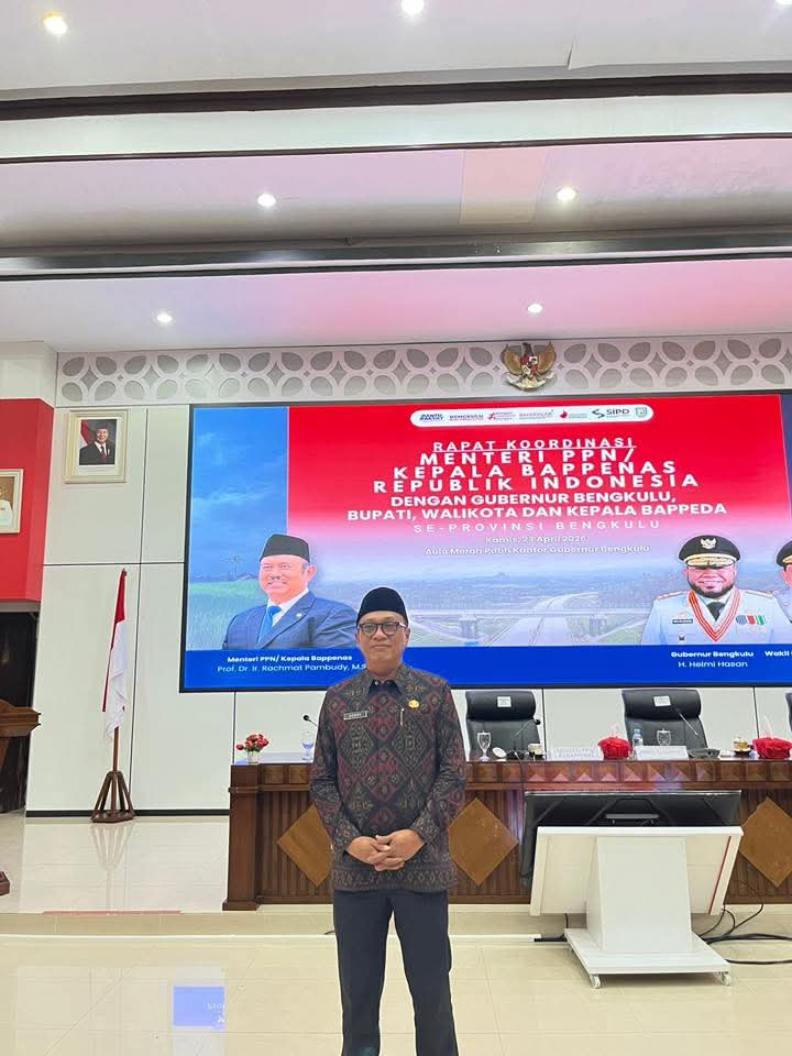 Sekda Seluma Rakor Bersama Menteri Bappenas, Ini yang Dibahas