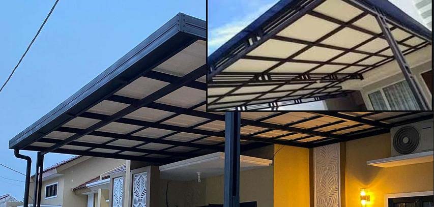 Kanopi Besi Hollow vs Baja Ringan: Mana Lebih Aman dan Menguntungkan untuk Rumah?