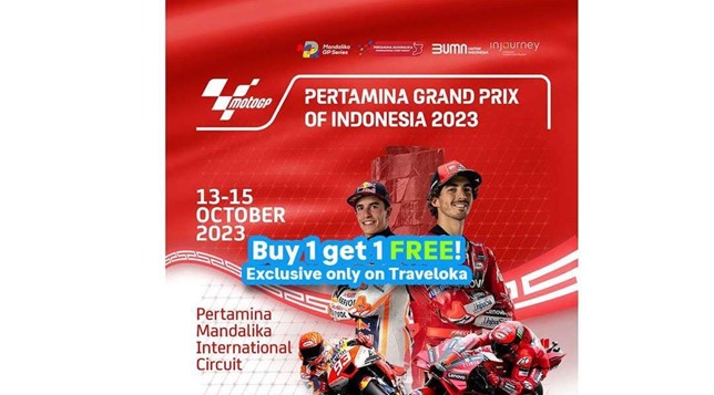 Pesan Tiket Moto GP Mandalika di Traveloka, Beli Satu Dapat Dua, Bisa Nonton Langsung Quartararo, Ini Caranya