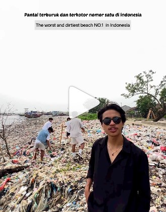 Duh...Pantai Labuan Banten Ini Dinobatkan Pantai Terkotor di Indonesia 