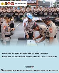 Ini Daftar Dirreskrimsus dan Kapolres yang Dipilih Kapolri Dalam Mutasi Januari 2026