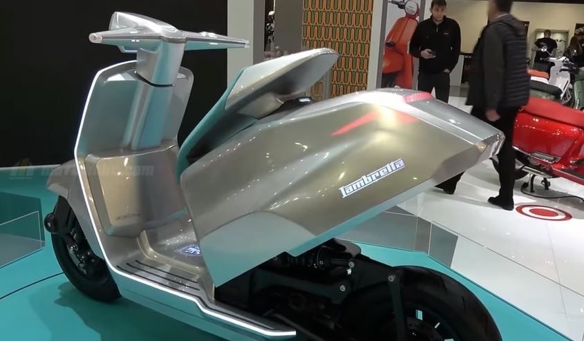 Motor Lambretta Elettra! Skuter Listrik dari Italia dengan Desain Cantik dan Unik