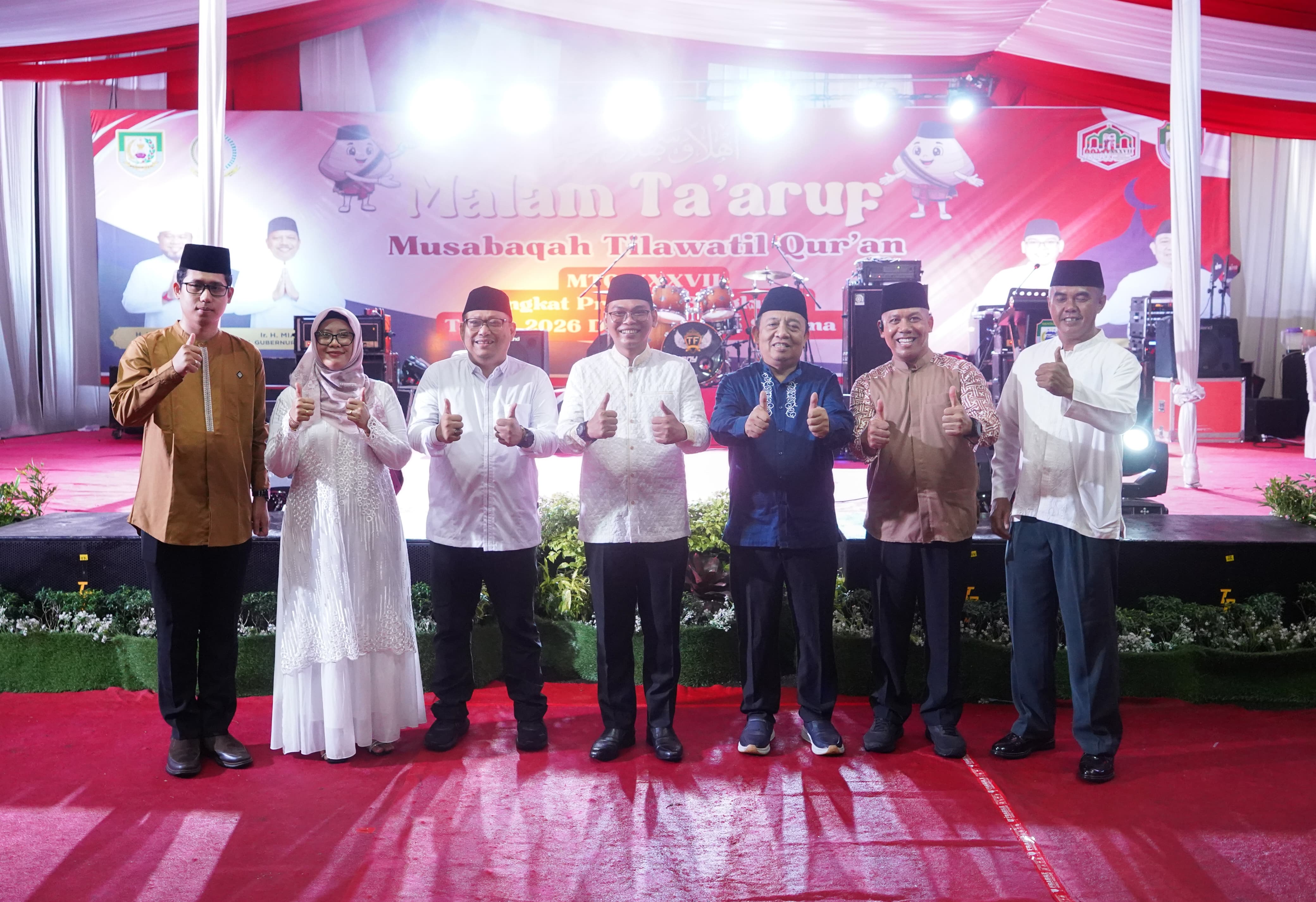Malam Ta'aruf MTQ Provinsi ke 37 di Seluma Berjalan Sukses