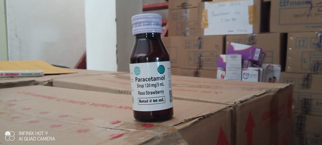 Dinkes Seluma Tarik Ribuan Botol Paracetamol Sirop 