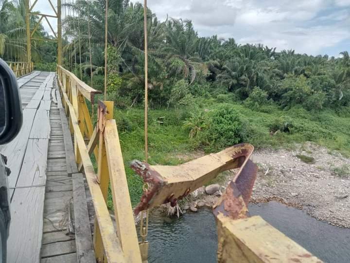 Waspada! Besi Jembatan Selepah Kembali Rusak 