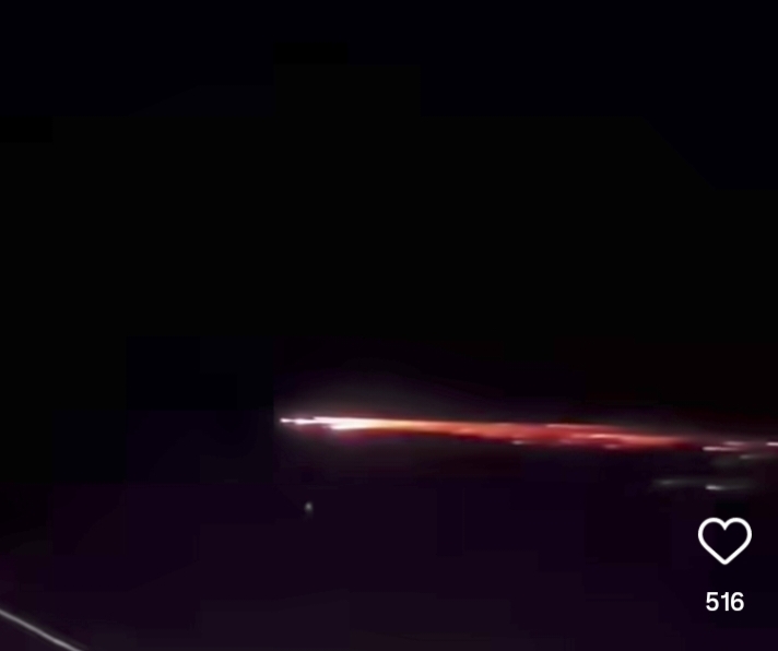 Heboh Benda Bercahaya di Langit Bengkulu, Dikira Rudal Iran, Ternyata....