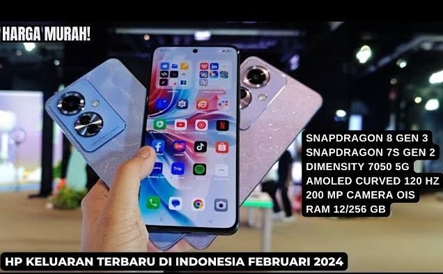 9 Ponsel Terbaru Dirilis di Indonesia Bulan Februari 2024, HP Spesifikasi Para Gamers