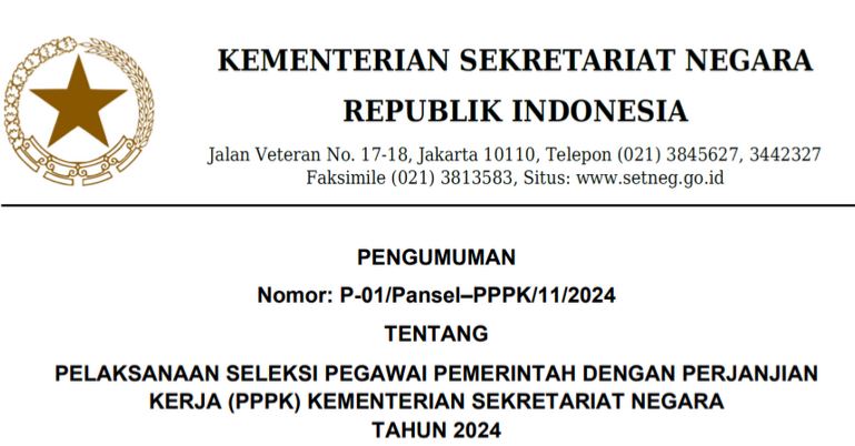 Kemensetneg Buka Seleksi PPPK 2024 Gelombang 2, Gaji Bikin Melongo