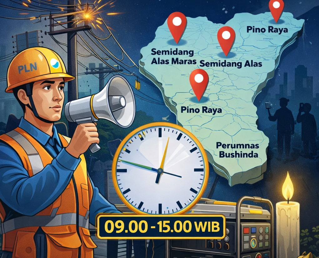 Pemadaman Listrik Bengkulu Selatan 11 April 2026, Ini Wilayah dan Jadwalnya