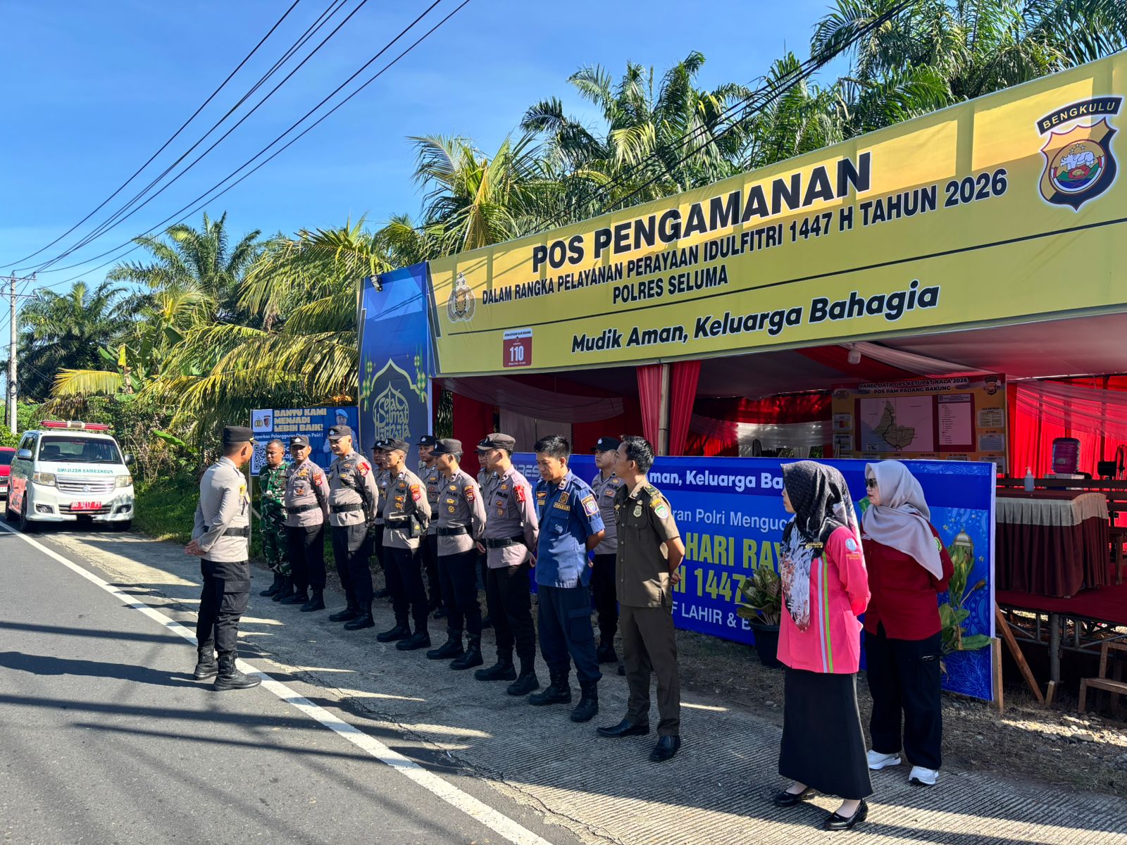 Pospam Lebaran Masih Perketat Patroli Pantai Ancol Maras Seluma