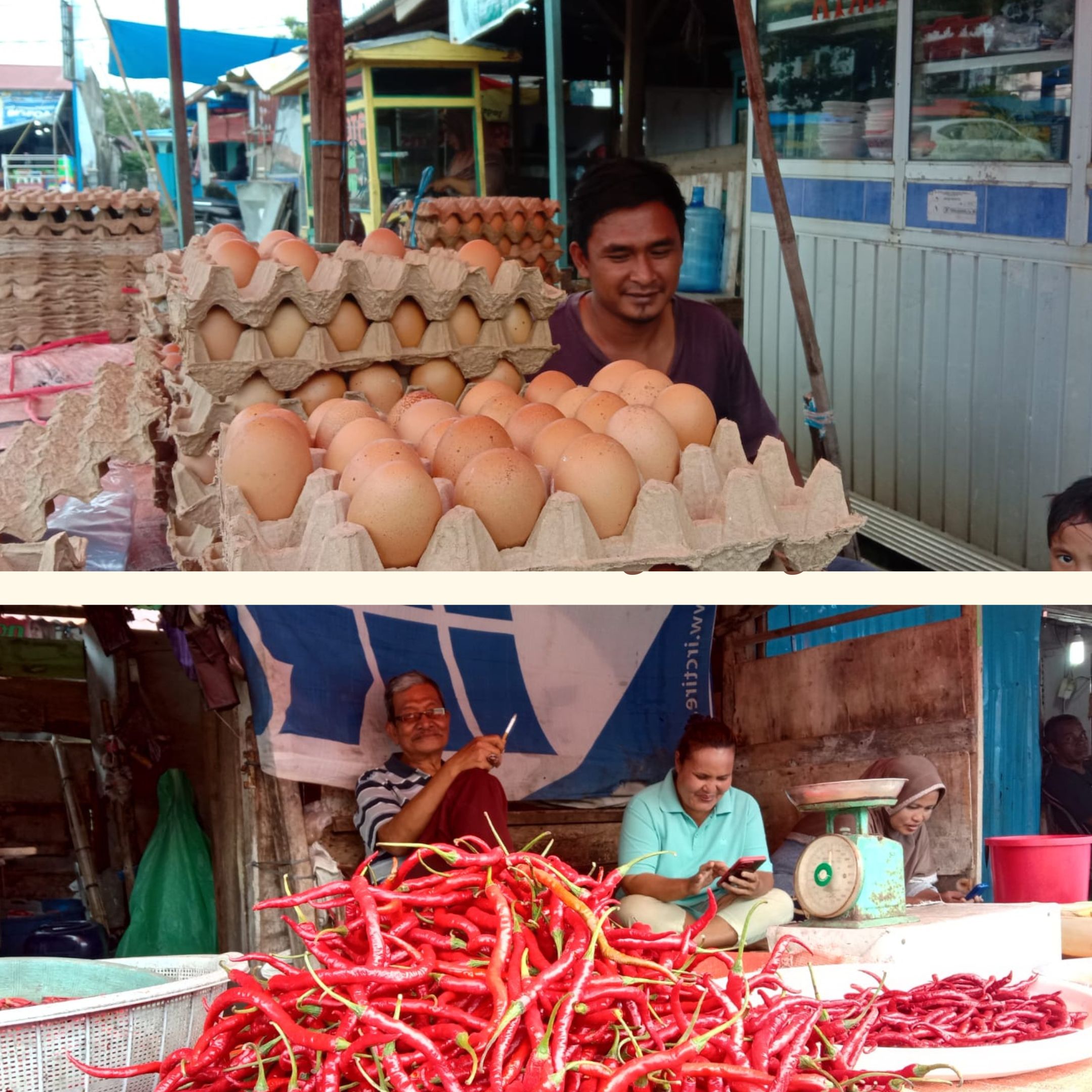 Jelang Akhir Tahun, Harga Telur dan Cabai di Bengkulu Selatan Merangkak Naik