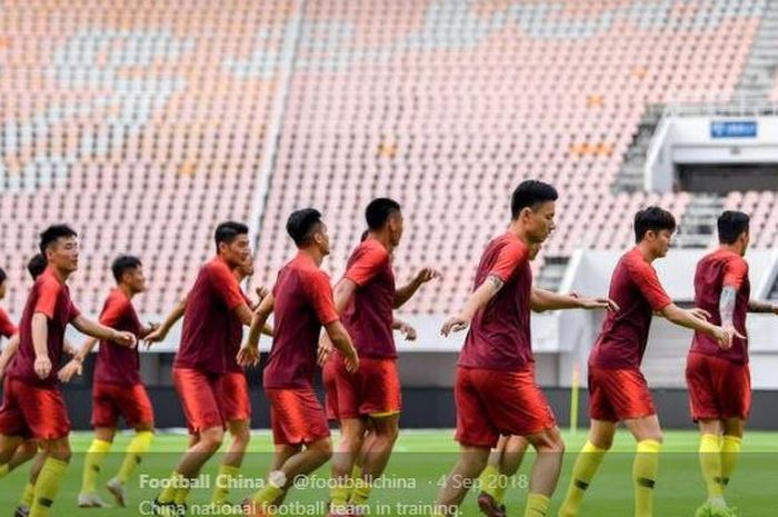 Persiapan China Menjelang Laga Melawan Timnas Indonesia, Langka dan Misterius