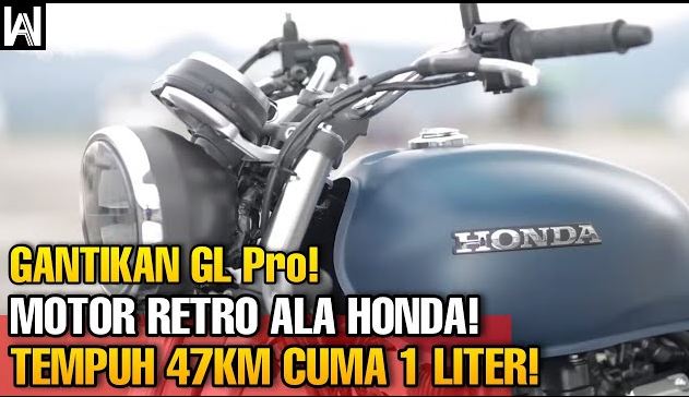  Honda GB350 Dirancang Gantikan GL Pro, Desain Retro Klasik, 1 Liter Tempuh 47 KM