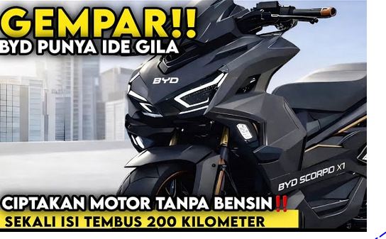 Super Irit Tanpa Baterai Tambahan! Motor Listrik BYD Ini Jadi Senjata Rahasia EV Masa Depan