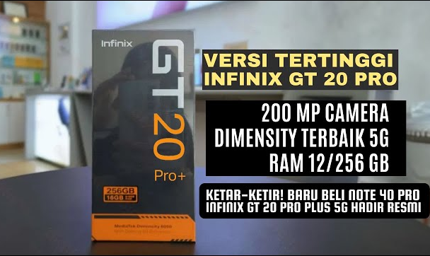 Infinix GT 20 Pro Plus Resmi Dipasarkan, Cocok untuk HP Gaming, Berikut Harga dan Spesifikasinya