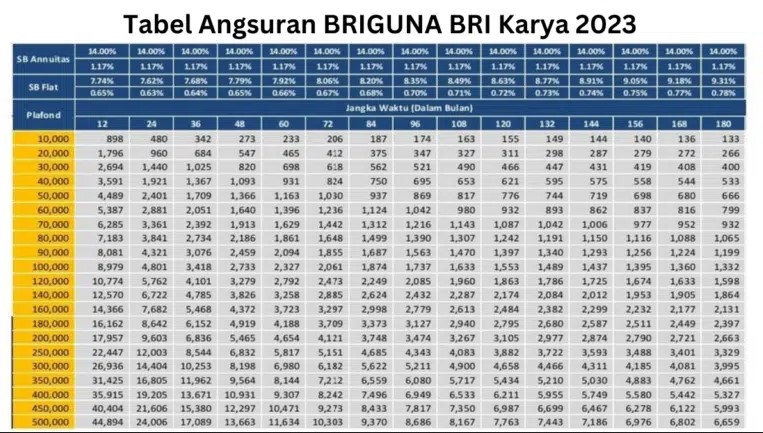 BRIGUNA Karya 2023, Pinjaman dari BRI Tanpa Agunan Plafon Rp 100 Juta hingga Rp 500 Juta