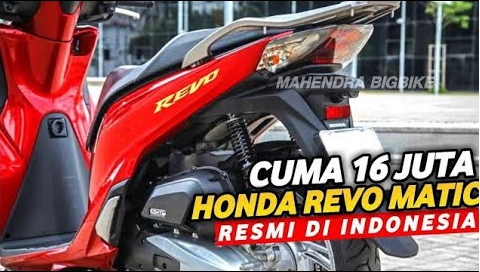   Pabrikan Honda Resmi Perkenalkan Honda Revo Skutik, Mesin 125, Segini Banderolnya
