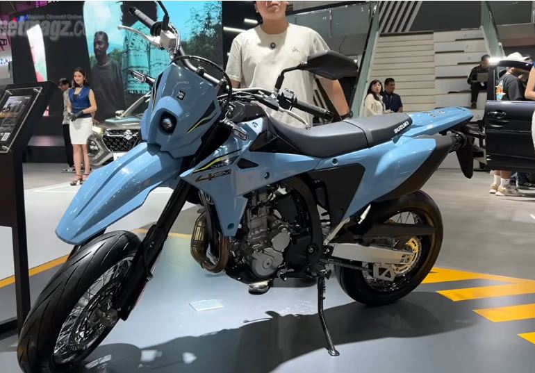 Suzuki DR-Z4SM Tampil di IMS 2026, Supermoto 400 cc yang Bikin Pecinta Trail Indonesia Penasaran