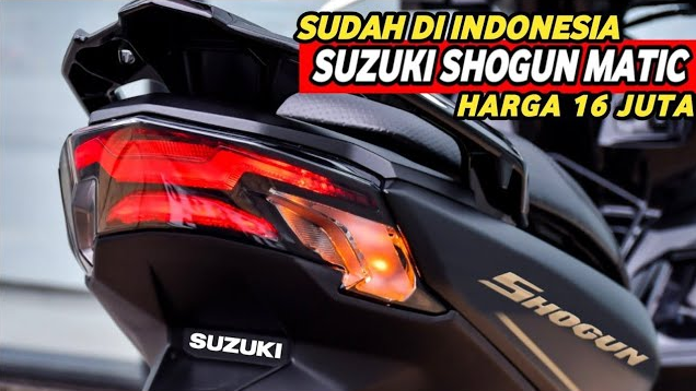 Ini Baru Keren! Suzuki Hadirkan Shogun 125 Versi Matic, Skutik Sport Underbone