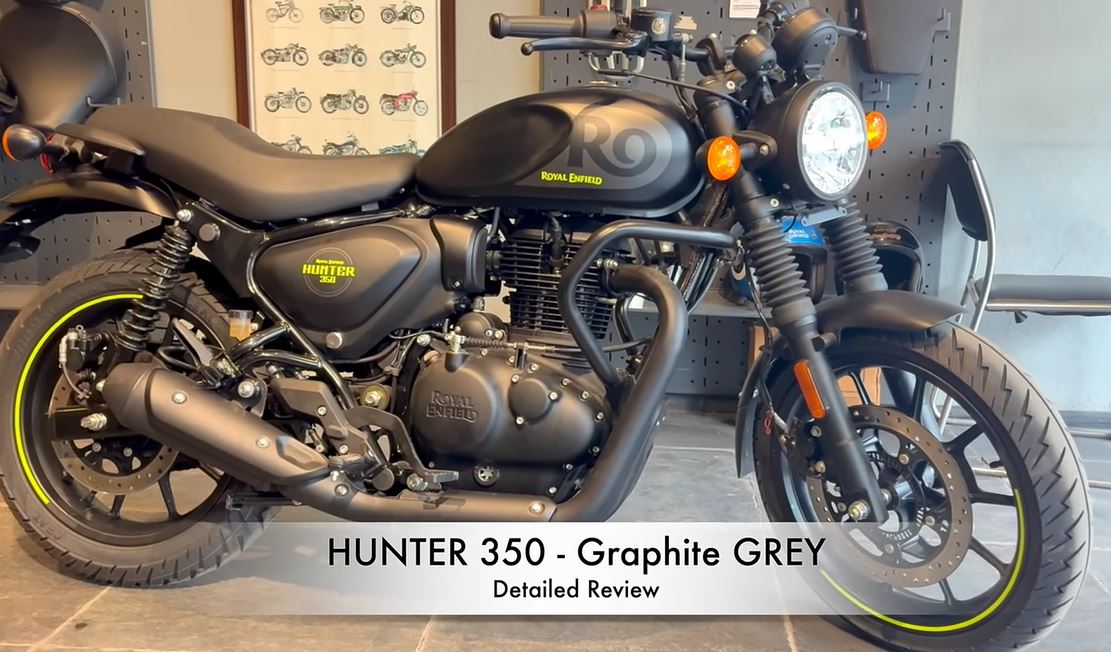 Royal Enfield Hunter 350 Hadir dengan Warna Baru Graphite Grey, Segini Harganya