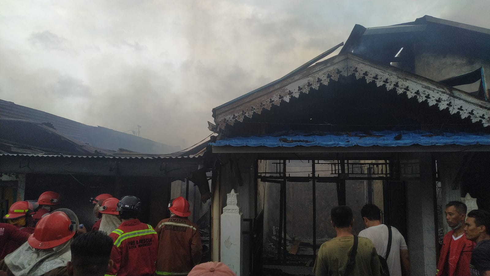 Belasan Rumah di Kota Bengkulu Hangus Terbakar