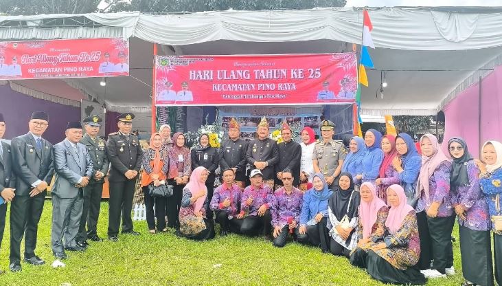 Nanjungan Solid! Kades Bambang Herawanto Ajak Desa Bersatu Bangun Pino Raya di HUT ke-25