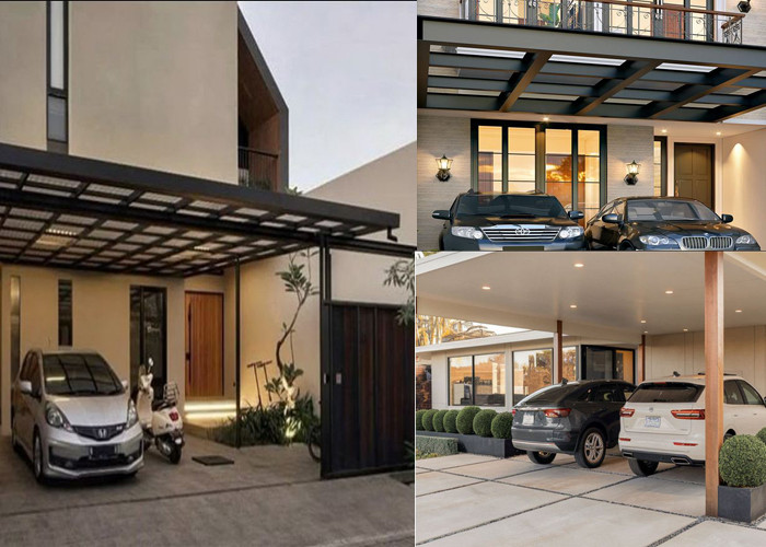 Tampil Modern dan Fungsional, Ini Inspirasi Desain Carport Minimalis yang Sedang Tren