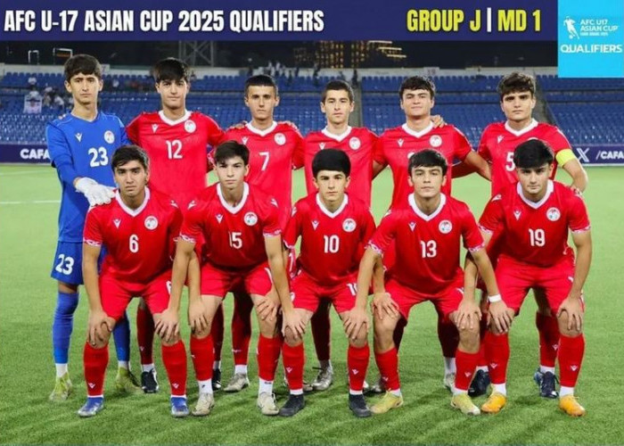 Hasil Kualifikasi Piala Asia U-17 2025! Tajikistan Hajar Guam 33-0, Nazriev Cetak 14 Gol