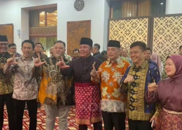 Bupati Rifai Hadiri Halal Bihalal Masyarakat Perantau Sumbagsel