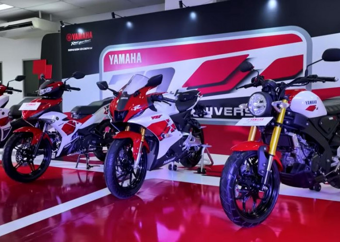 Harga 4 Model Motor Yamaha Edisi Spesial Perayaan 70 tahun! Aerox Alpha Turbo, MK King, XSR, dan R15