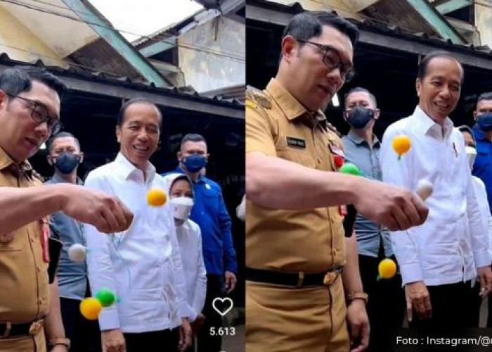 Jokowi dan Ridwan Kamil Main Lato-lato, Gusnan Mulyadi Usul Egrang Batok Dilombakan