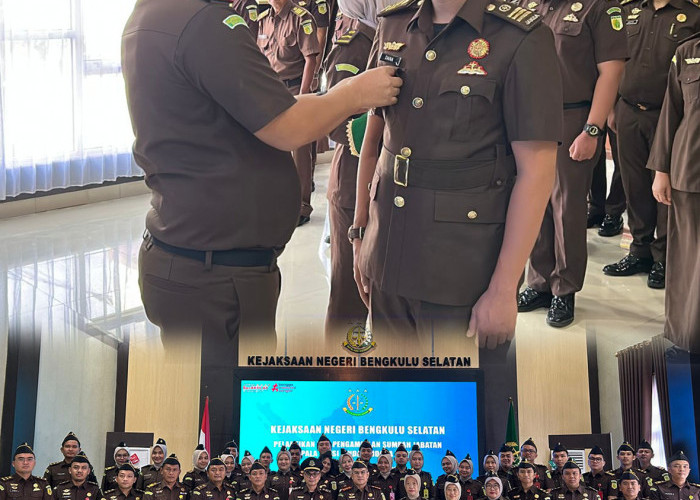 Hariandana Hidayat Resmi Dilantik sebagai Kasi Pidsus Kejari Bengkulu Selatan