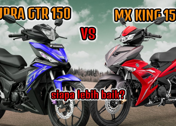 Motor Bebek Honda Supra GTR Vs Yamaha MX King: Siapa yang Lebih Populer?
