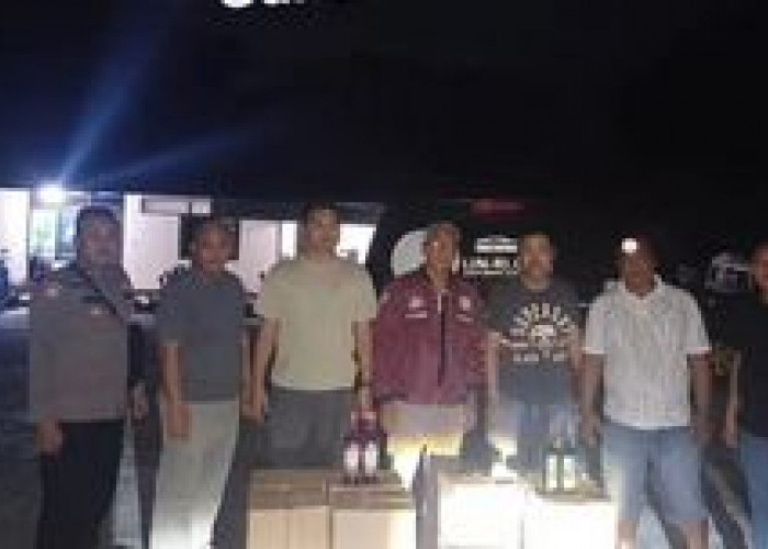 Razia Pekat Nala I 2026, Polsek Pino Sita 180 Botol Miras dari Mobil Alphard