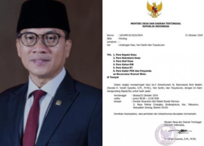 Gegara Undangan, Menteri Desa Asal Bengkulu Selatan Ini Dikritik Tajam, Mahfud MD: Hati-hati