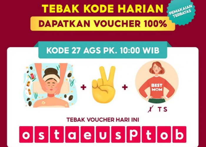  Ini Dia Jawaban Kode Voucher Badai Shopee Minggu 27 Agustus 2023, Klaim Diskon Belanja 100 Persen Sekarang