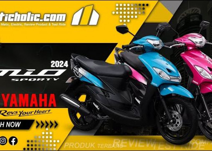 Sang Legenda Sudah Kembali! Yamaha Mio Sporty Terbaru 2024 Miliki Pilihan Warna Lucu dan Unik