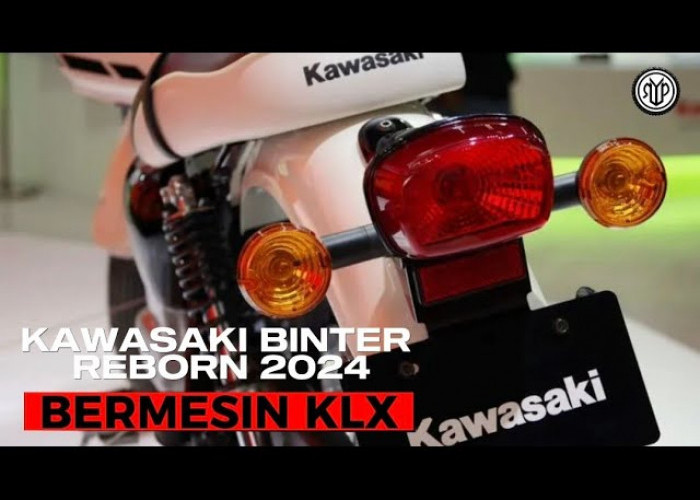 Geger! Kawasaki Rilis Binter Reborn, Desain Klasik Bermesin KLX, Percis Motor Inggris Era 60-an