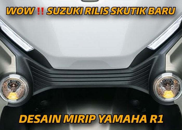 Suzuki Rilis Skutik Sporty Terbaru, Desain Mirip Yamaha R1, Begini Spesifikasi dan Harganya