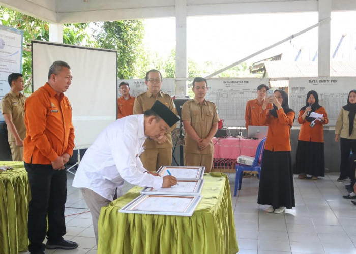 Wabup Seluma Resmikan Desa Cinta Statistik