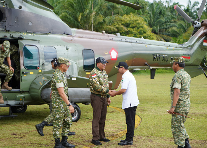 Menhan Tinjau Pembangunan Batalyon 891/TP di Seluma