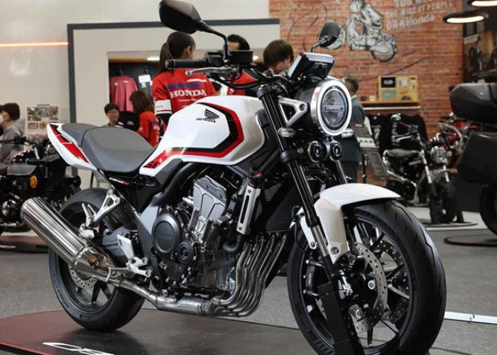 Honda Perkenalkan CB400 SUPER FOUR E-Clutch Concept, Motor Legenda Berfitur Unik