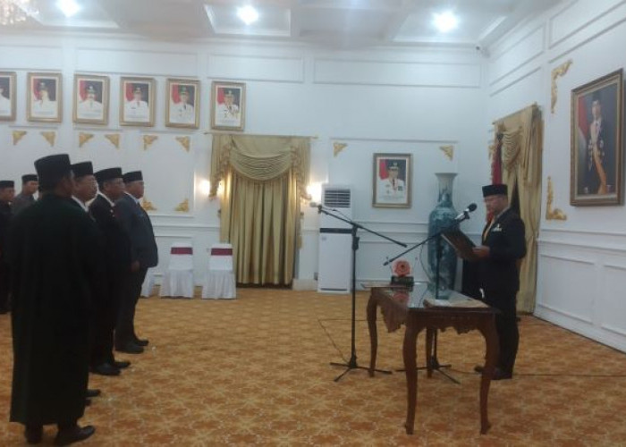 Hasil Lelang Jabatan Sekda Belum Keluar, Mantan Sekda Kaur Dilantik Jadi Penjabat Sekda Provinsi Bengkulu