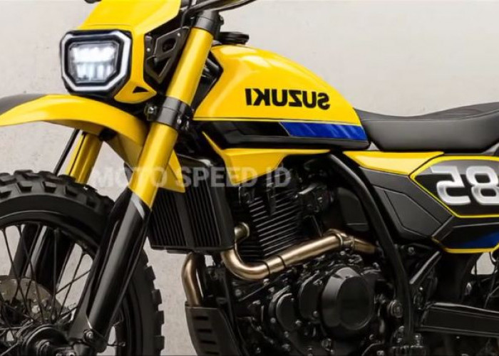 Motor Trail Legendaris dengan Sentuhan Retro Modern Siap Tantang On-Road dan Offroad