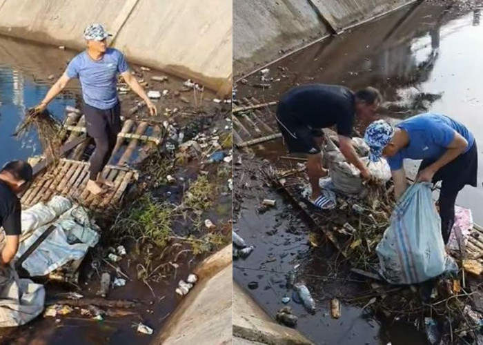 Duh...Tebat Gelumpai Mulai Dikotori Sampah, Bupati Bengkulu Selatan Turun Tangan