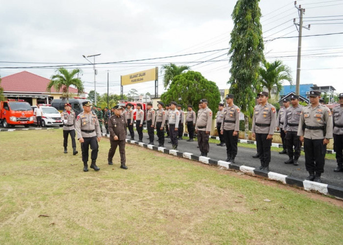Apel Operasi Ketupat Nala 2026, Polres Seluma Kerahkan 90 Personel Amankan Mudik Lebaran