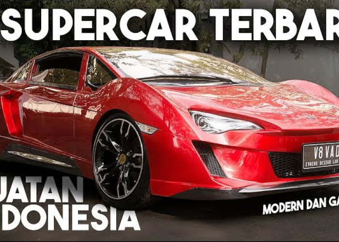 5 Supercar Ala Indonesia Ini Tak Kalah Keren! Ada Ferari, Bugatti Vision, dan Lamborghini Aventador