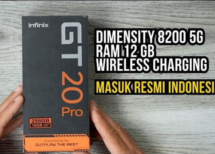 Jangan Beli Smartphone Dulu! Infinix GT 20 Pro Resmi Masuk Indonesia, Dimensity 8200, RAM 12 GB 