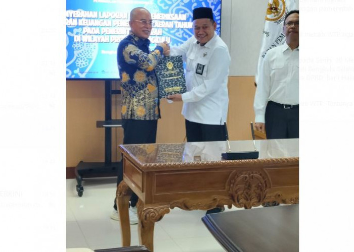 Alhamdulillah, Pemda Bengkulu Selatan Raih Opini WTP 3 Kali Berturut-turut